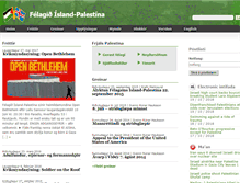 Tablet Screenshot of palestina.is