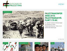 Tablet Screenshot of palestina.no